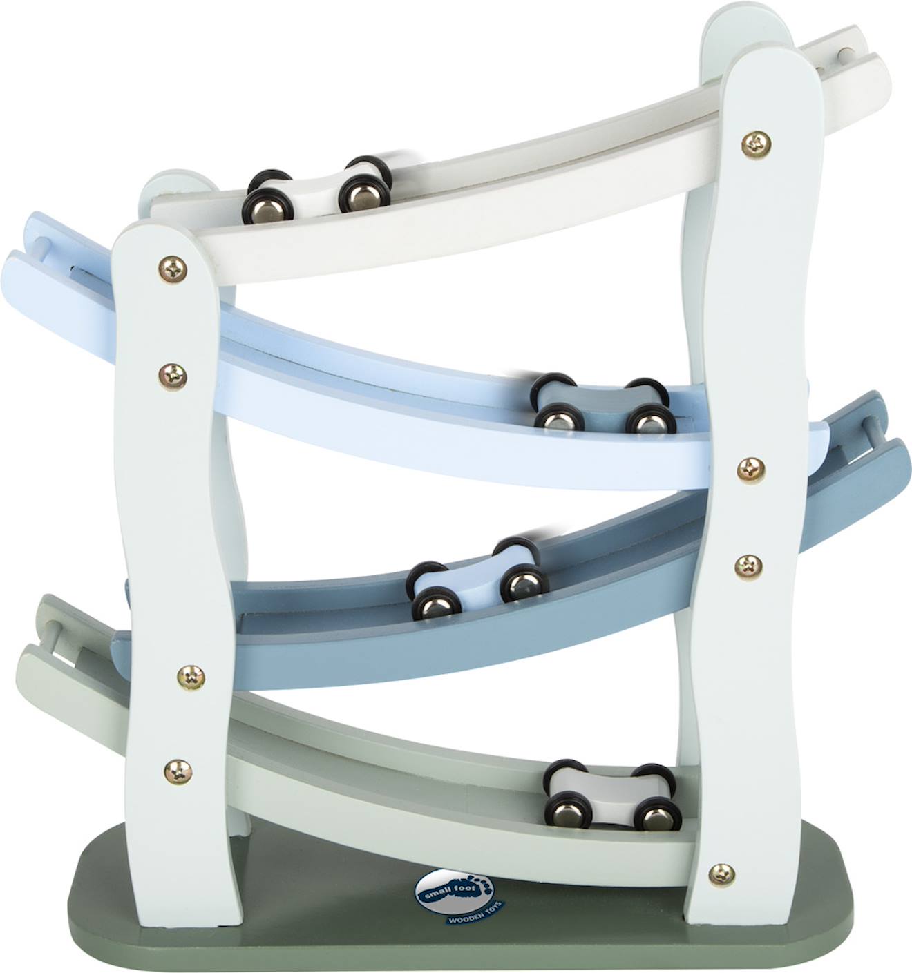Circuit de course bleu beige