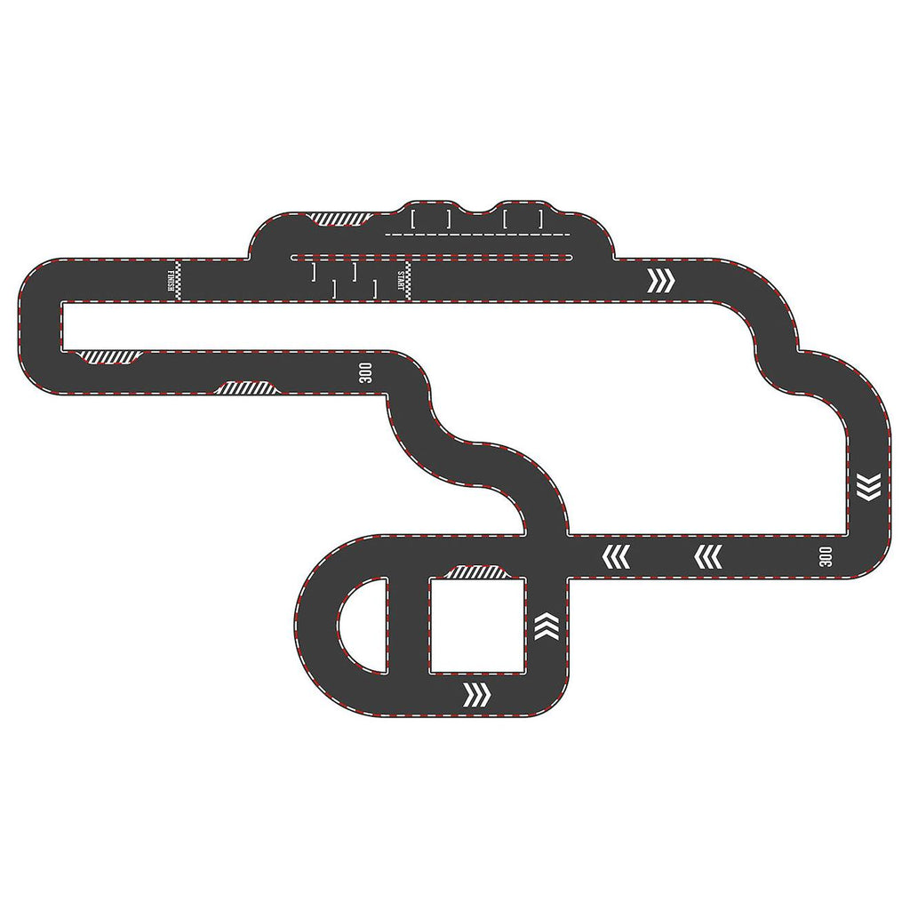 Circuit réversible avec 2 voitures noir