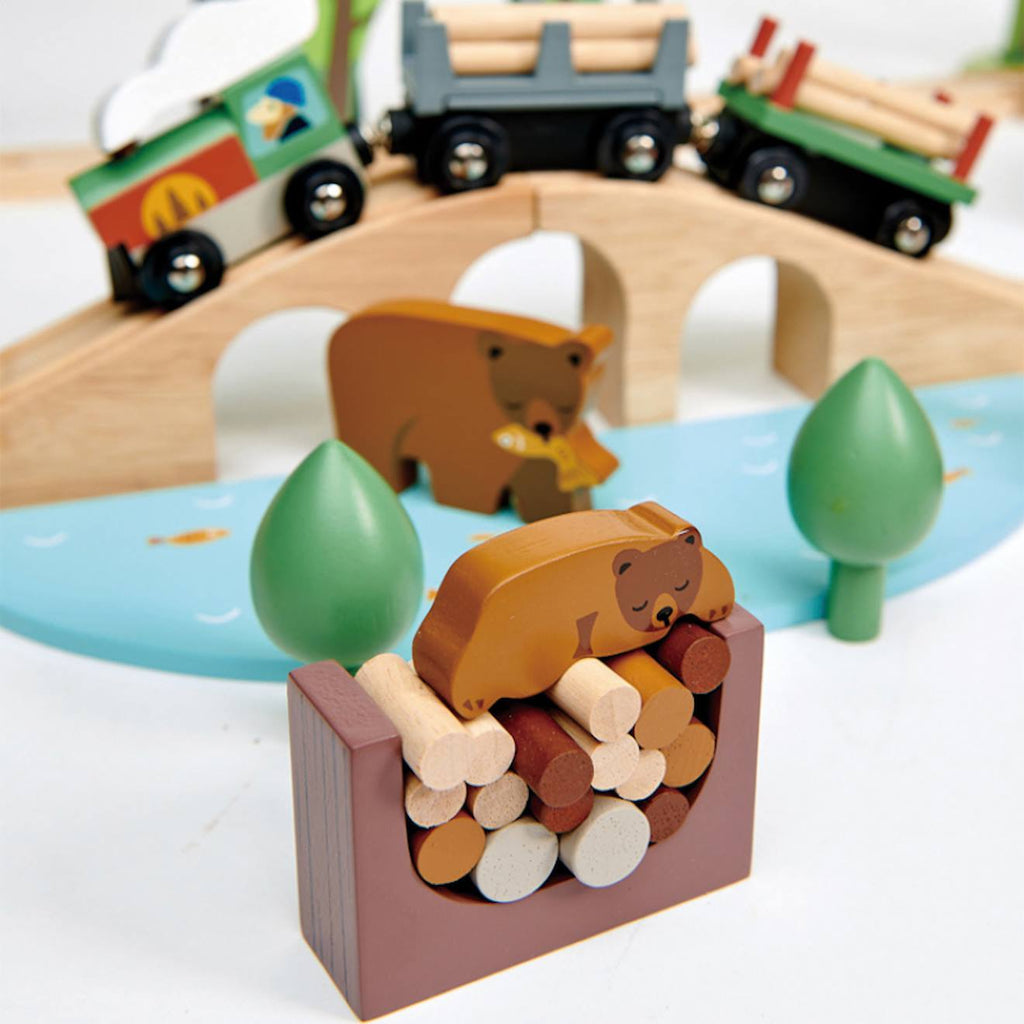 Circuit train beige, vert