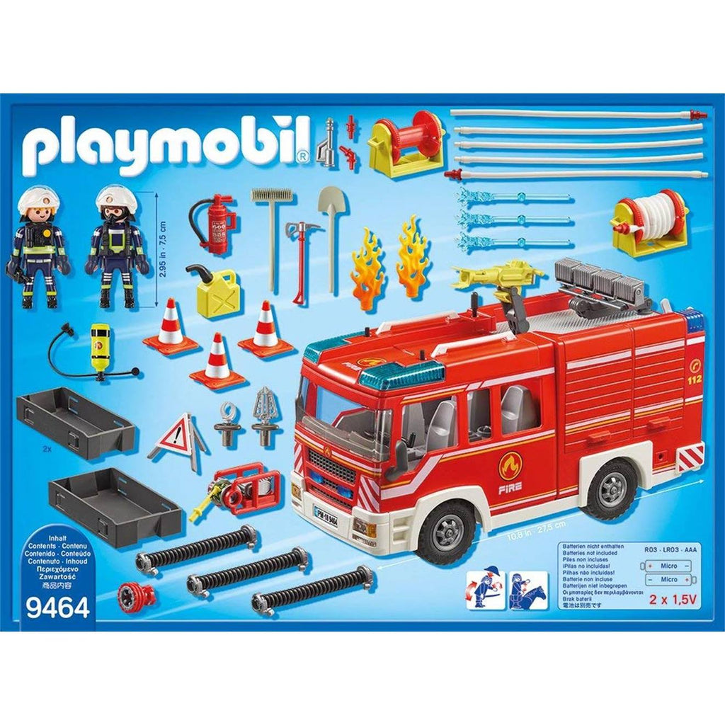 City action - fourgon d'intervention des pompiers 9464 rouge