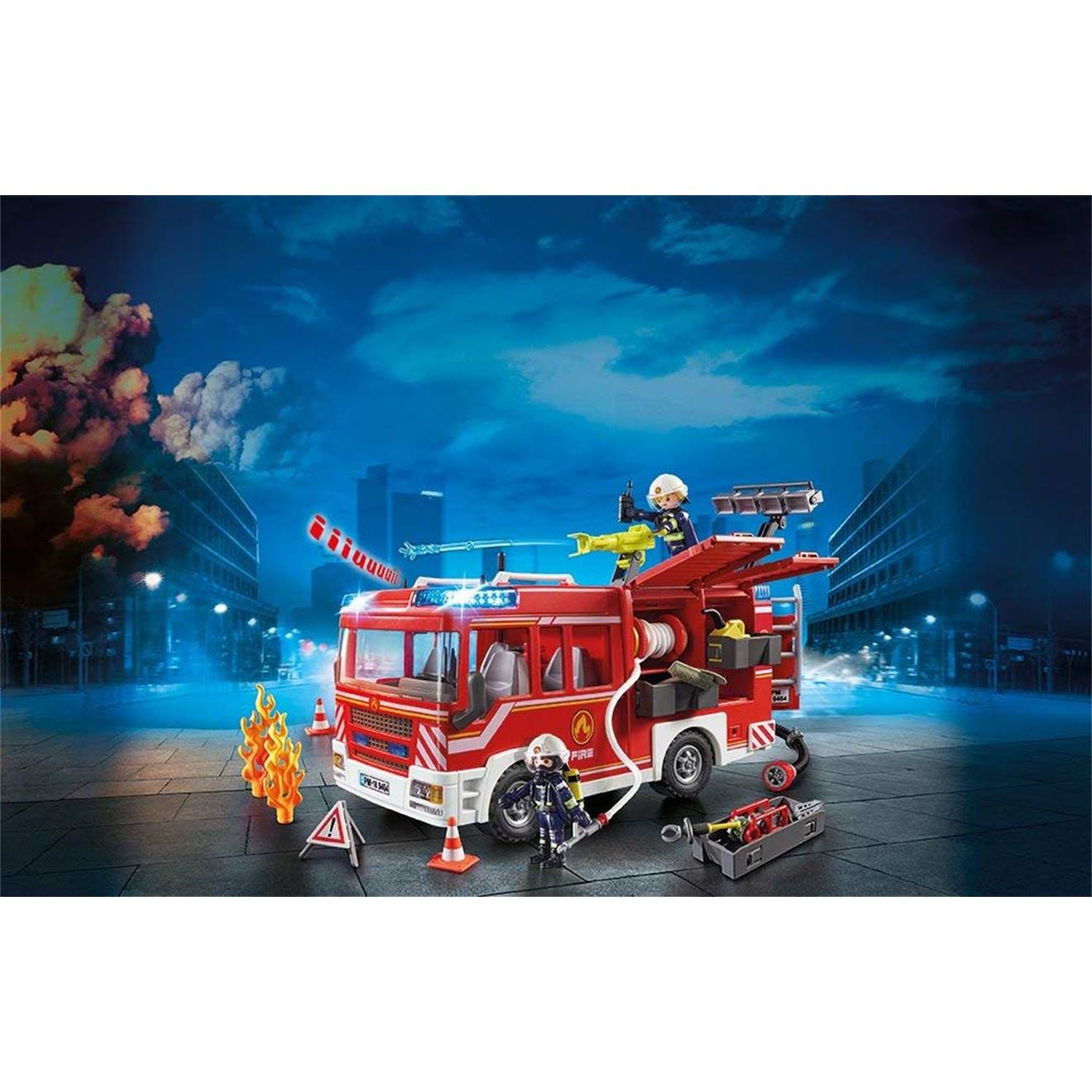 City action - fourgon d'intervention des pompiers 9464 rouge