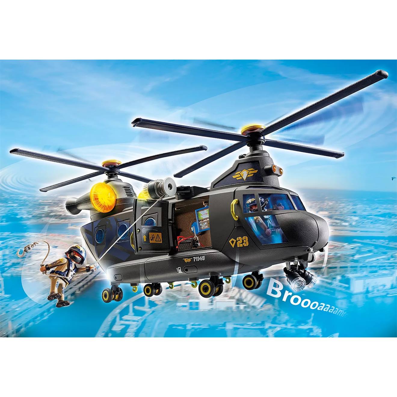 City action hélicoptère de transport des forces spéciales 71149 multicolore