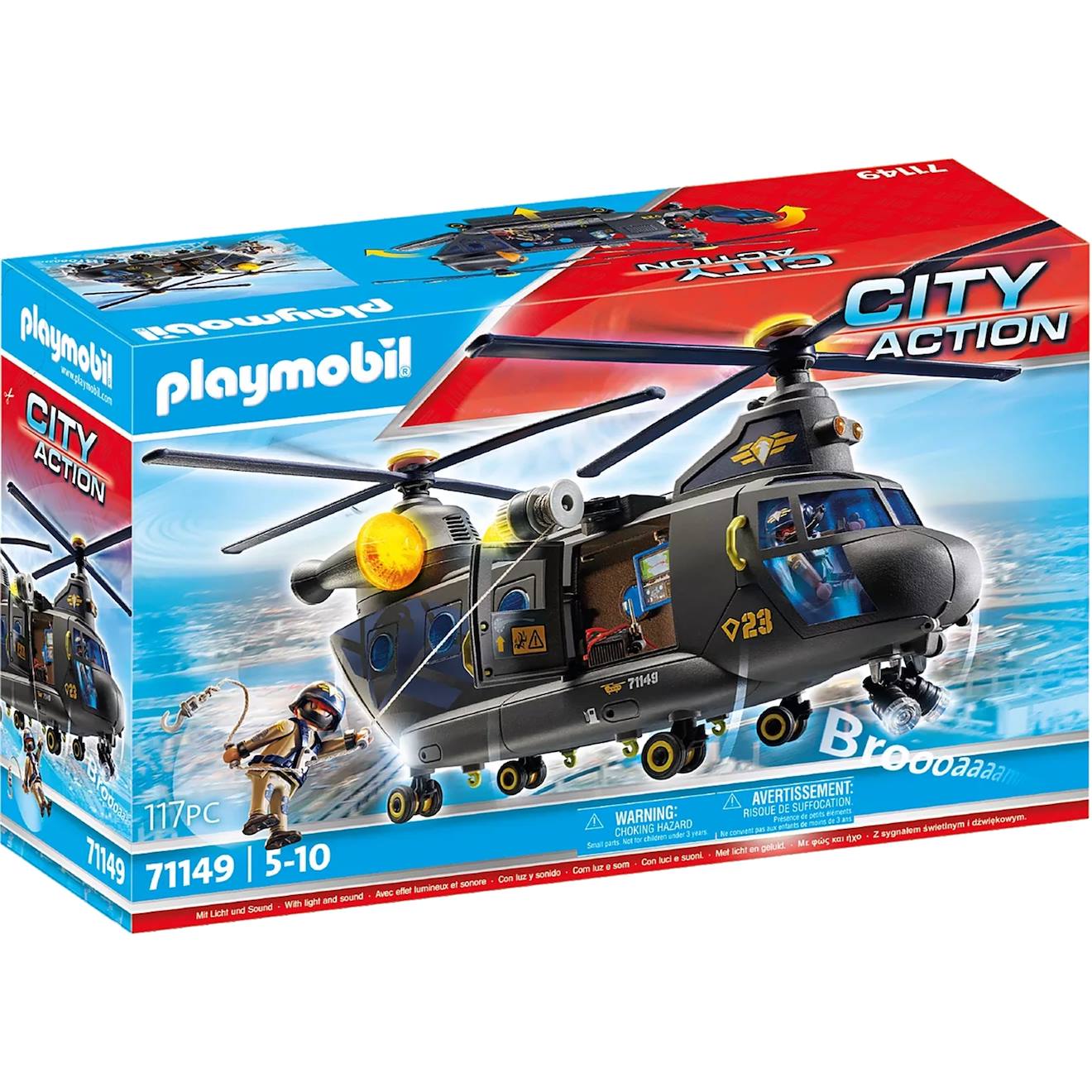 City action hélicoptère de transport des forces spéciales 71149 multicolore