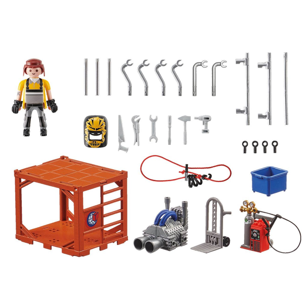 City action ouvrier et conteneur 70774 multicolore