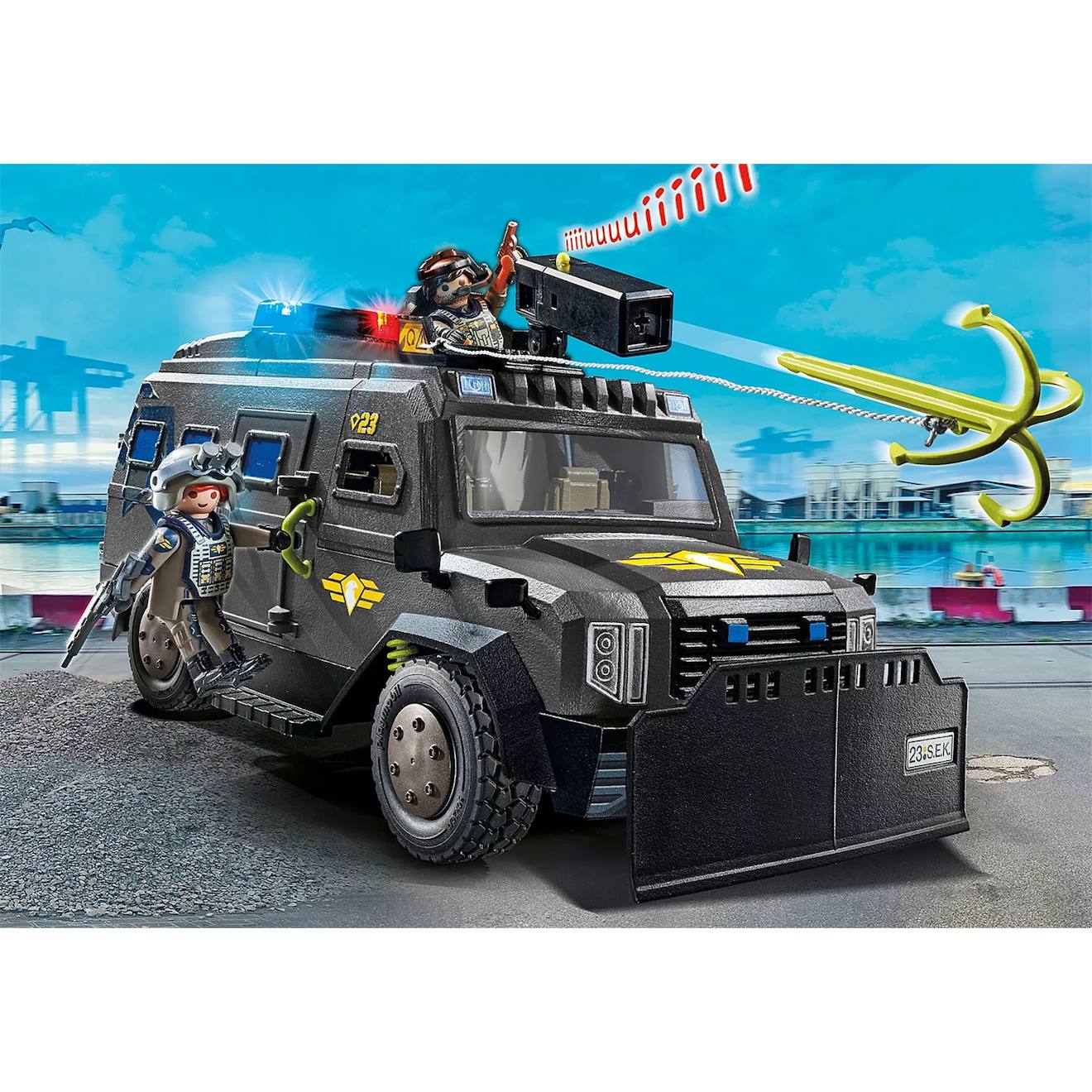 City action véhicule d'intervention des forces spéciales 71144 noir