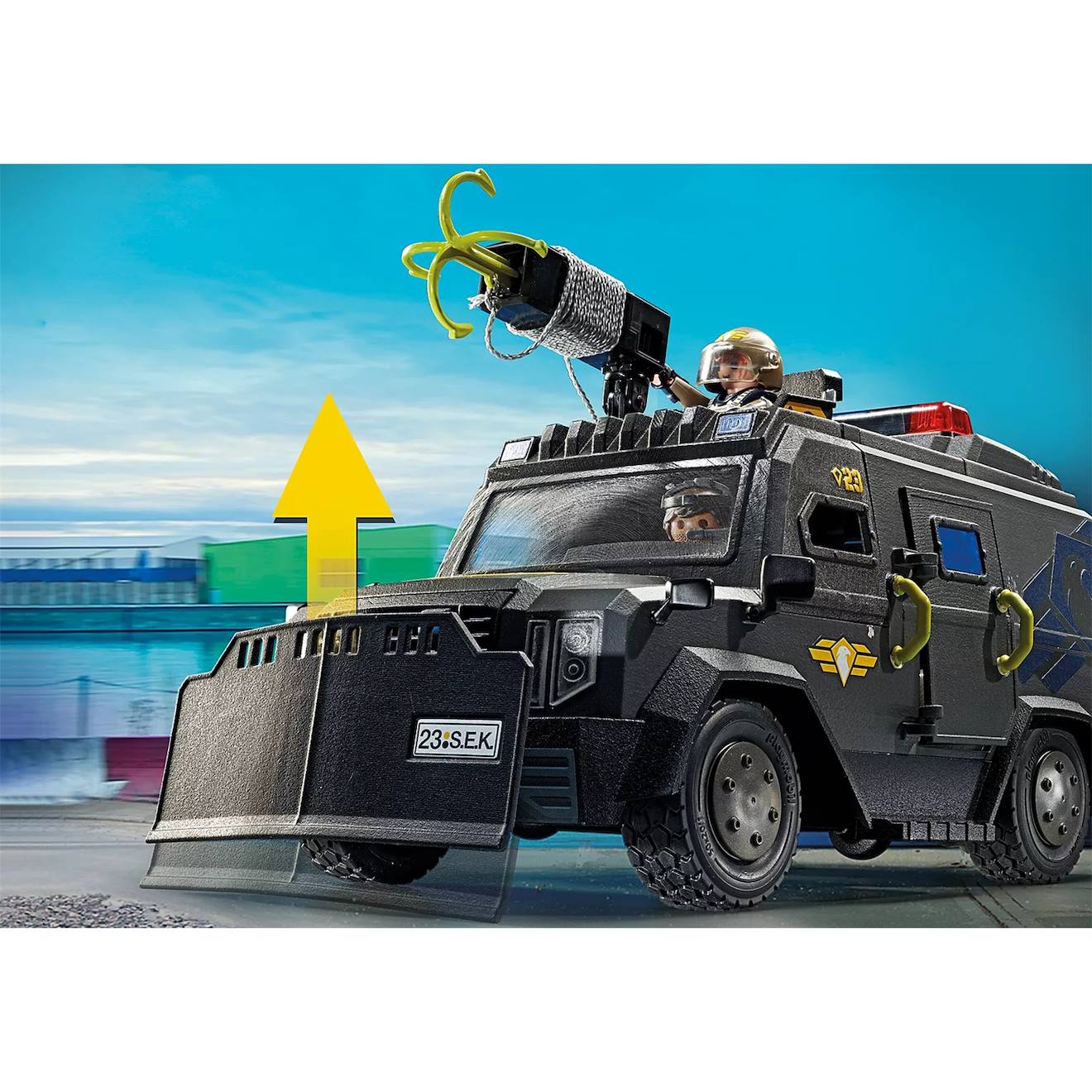 City action véhicule d'intervention des forces spéciales 71144 noir