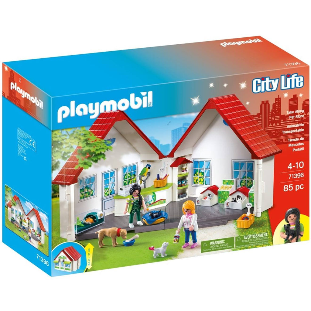 City life coffret animalerie transportable 71396 multicolore