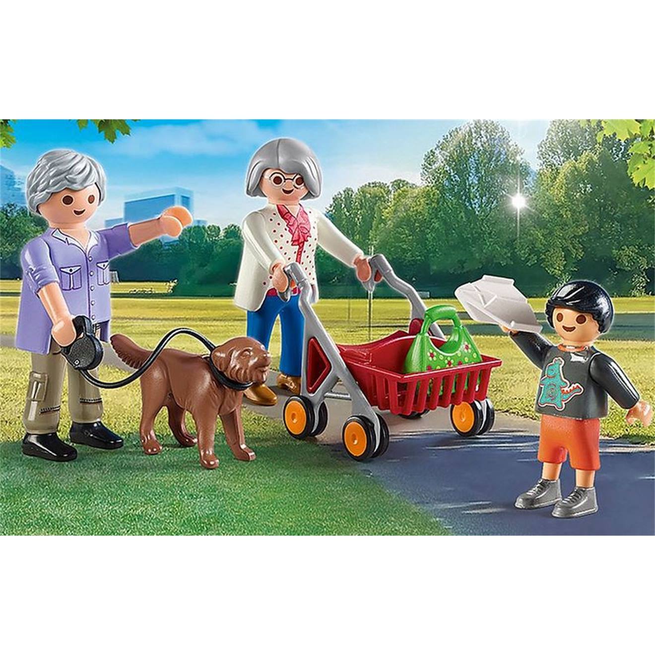 City life grands-parents avec petit-fils 70990 multicolore