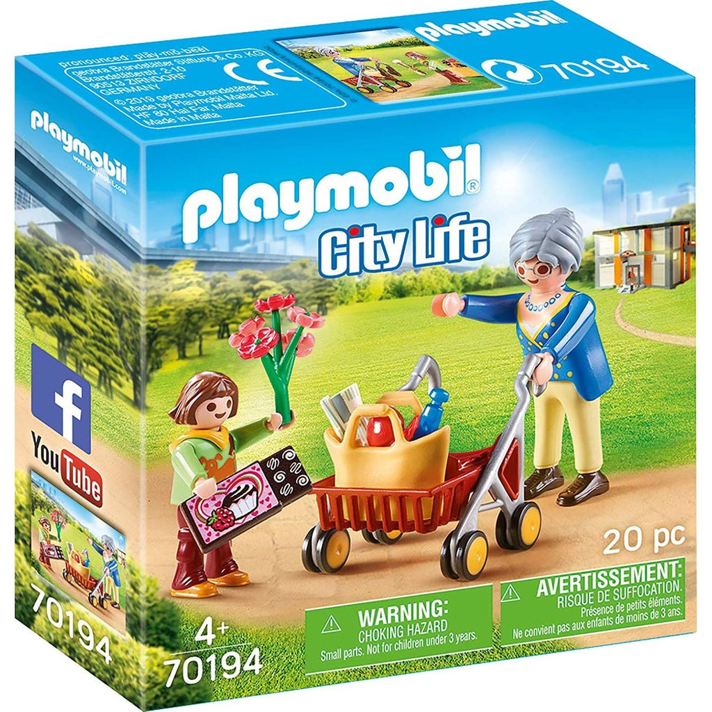 City life - petite fille et grand-mère 70194 multicolore