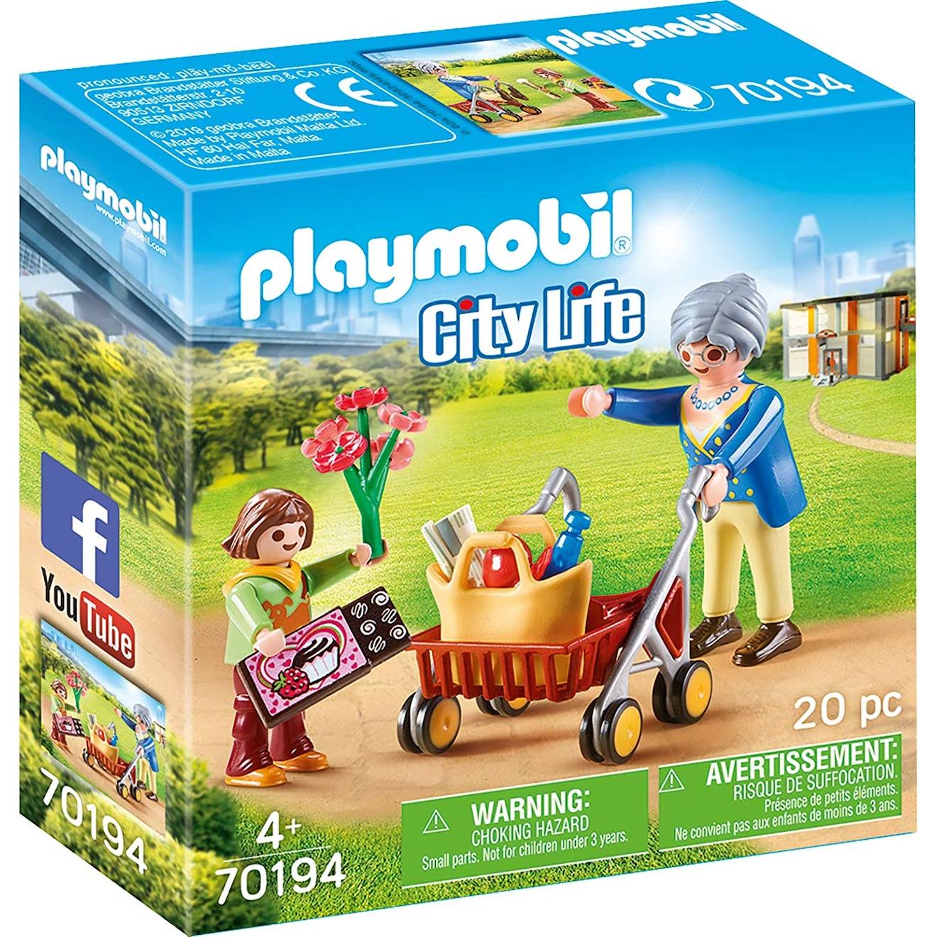 City life - petite fille et grand-mère 70194 multicolore