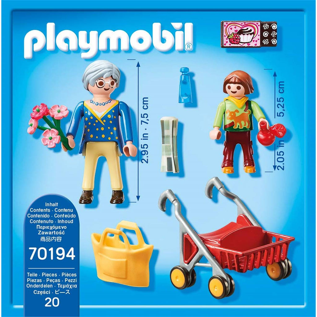 City life - petite fille et grand-mère 70194 multicolore