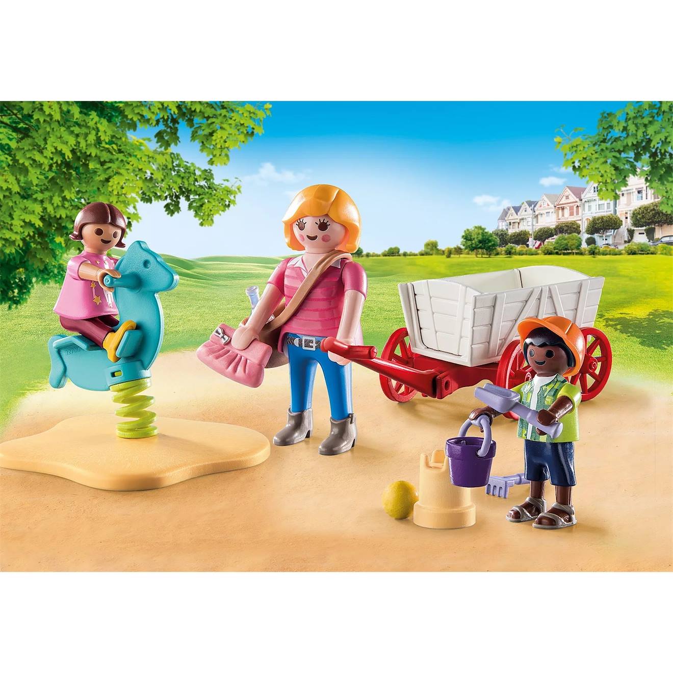 City life starter pack nourrice avec enfants 71258 multicolore