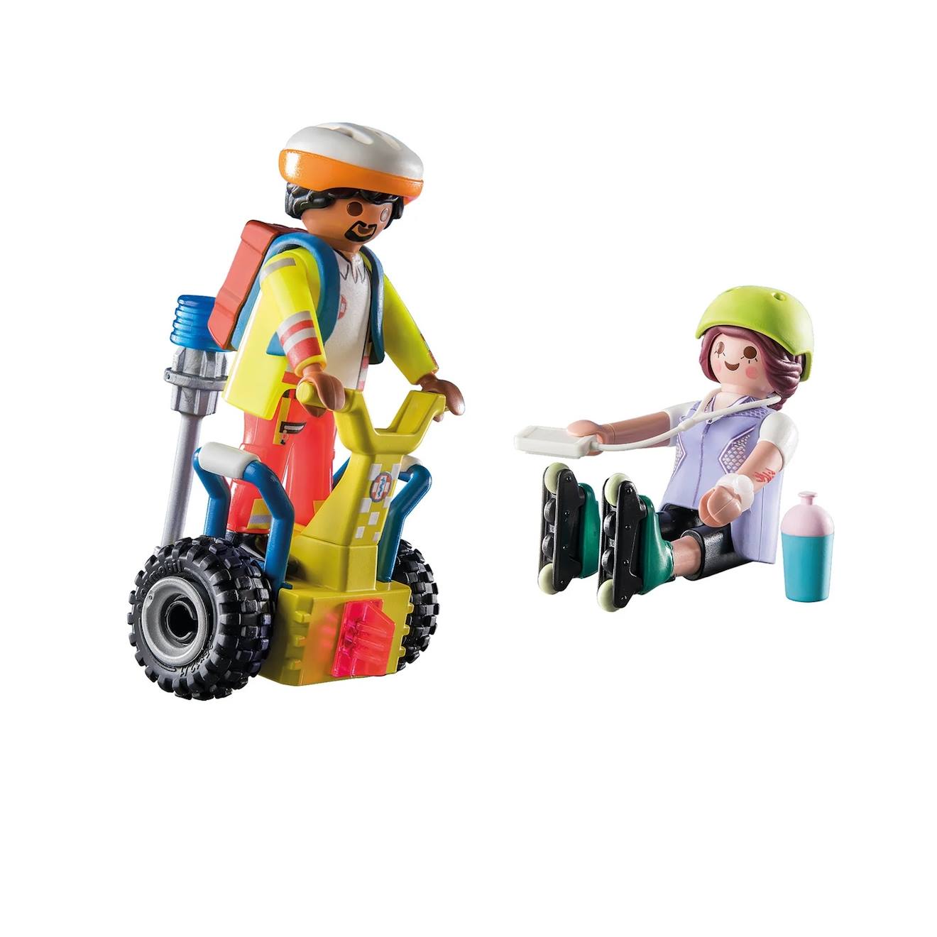 City life starter pack secouriste avec gyropode 71257 multicolore