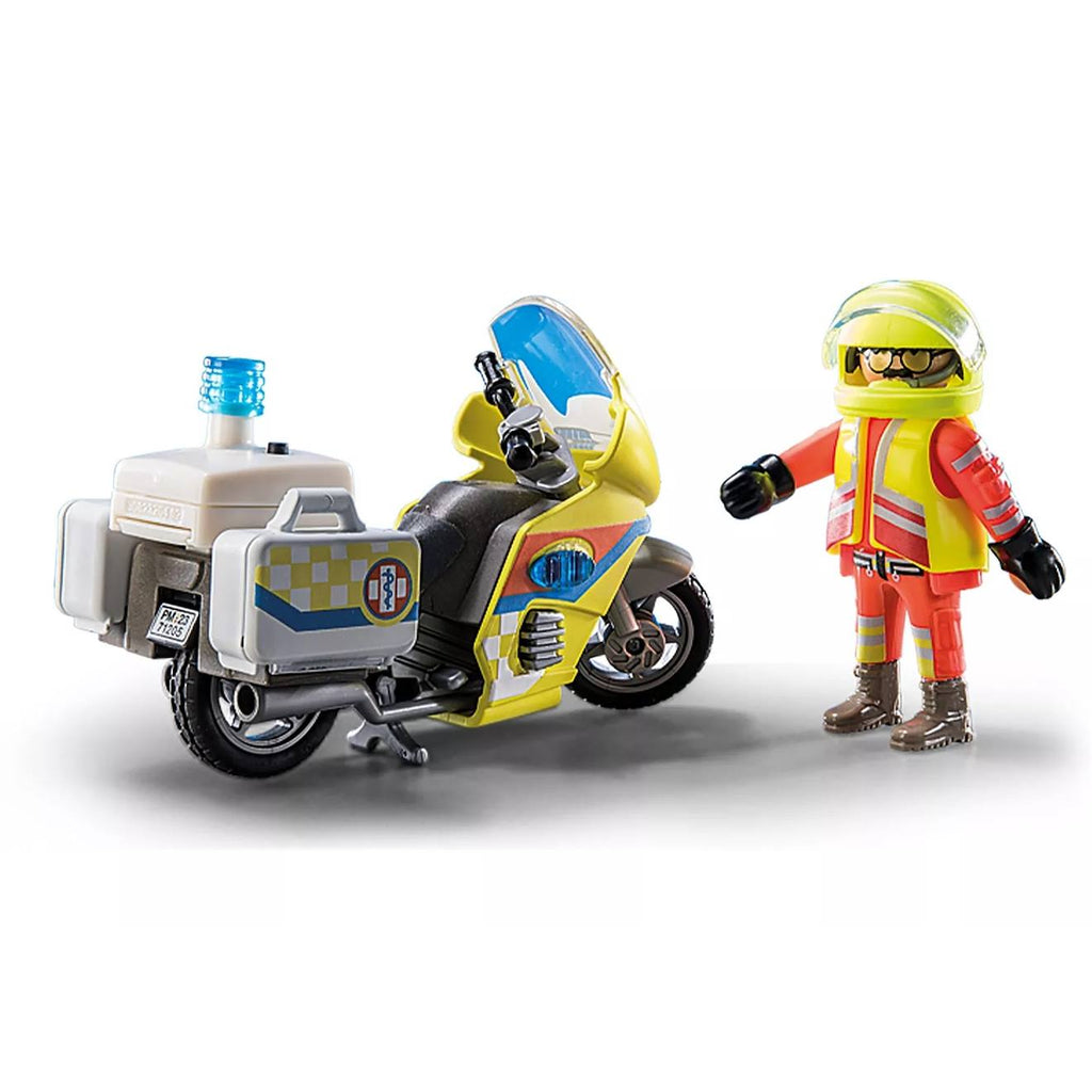 City life urgentiste avec moto et effet lumineux 71205 multicolore