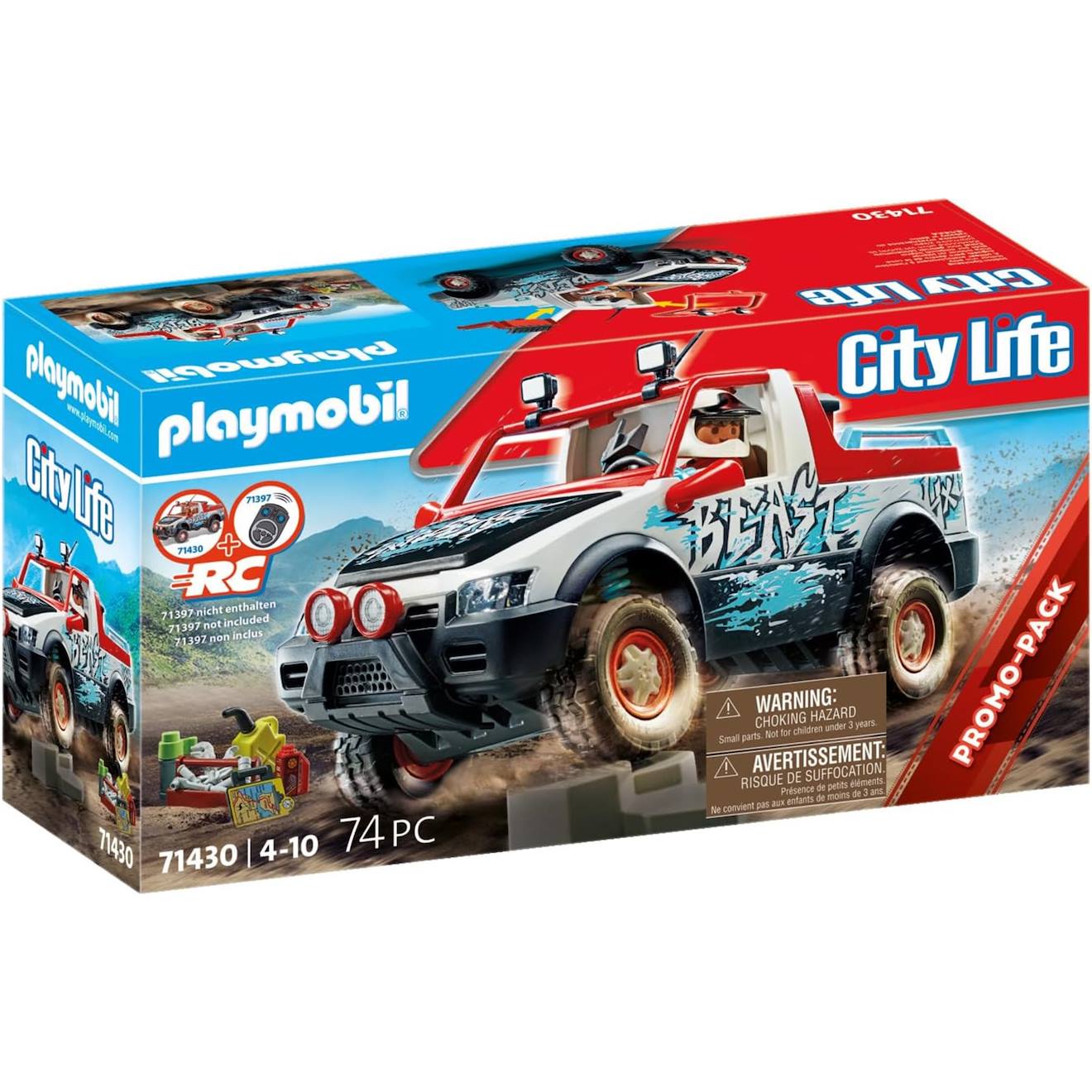 City life voiture de rallye 71430 multicolore
