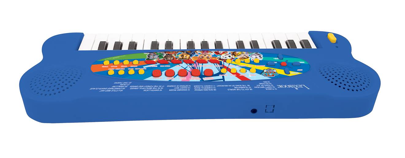Clavier électronique musical avec micro pat patrouille bleu