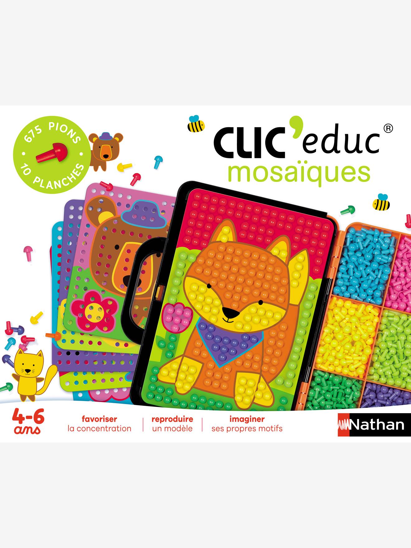 Clic educ mosaïques blanc