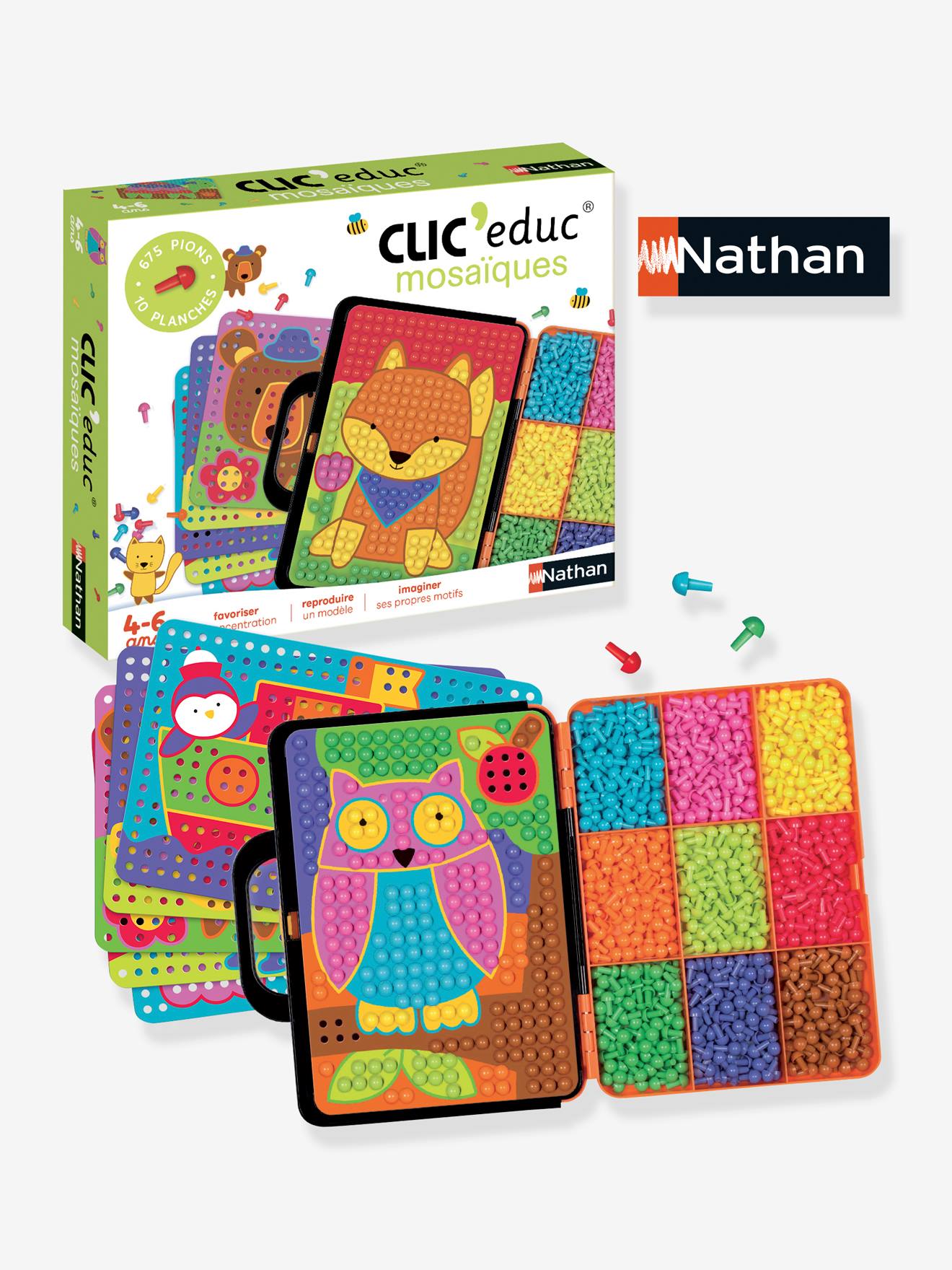 Clic educ mosaïques blanc
