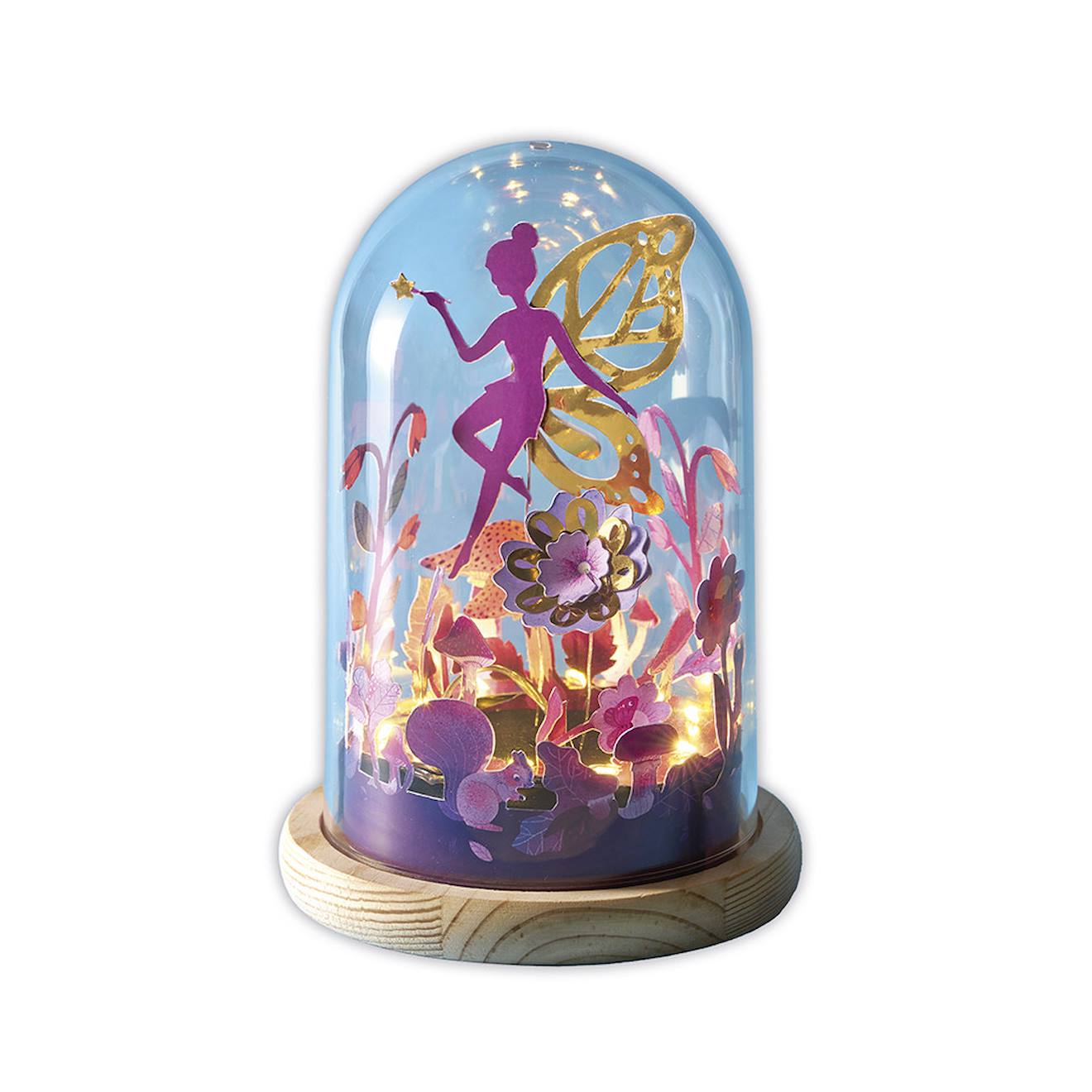 Cloche lumineuse à créer - magic fairies multicolore