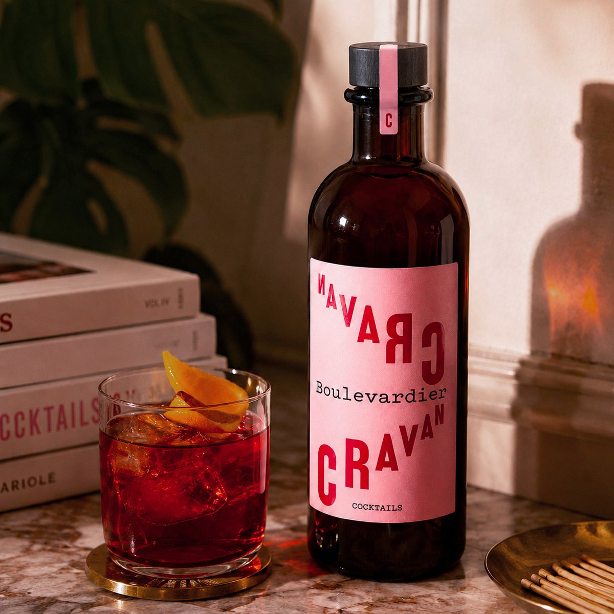 Boulevardier Cravan – cocktail prêt à boire 50 cl au cognac Hennessy