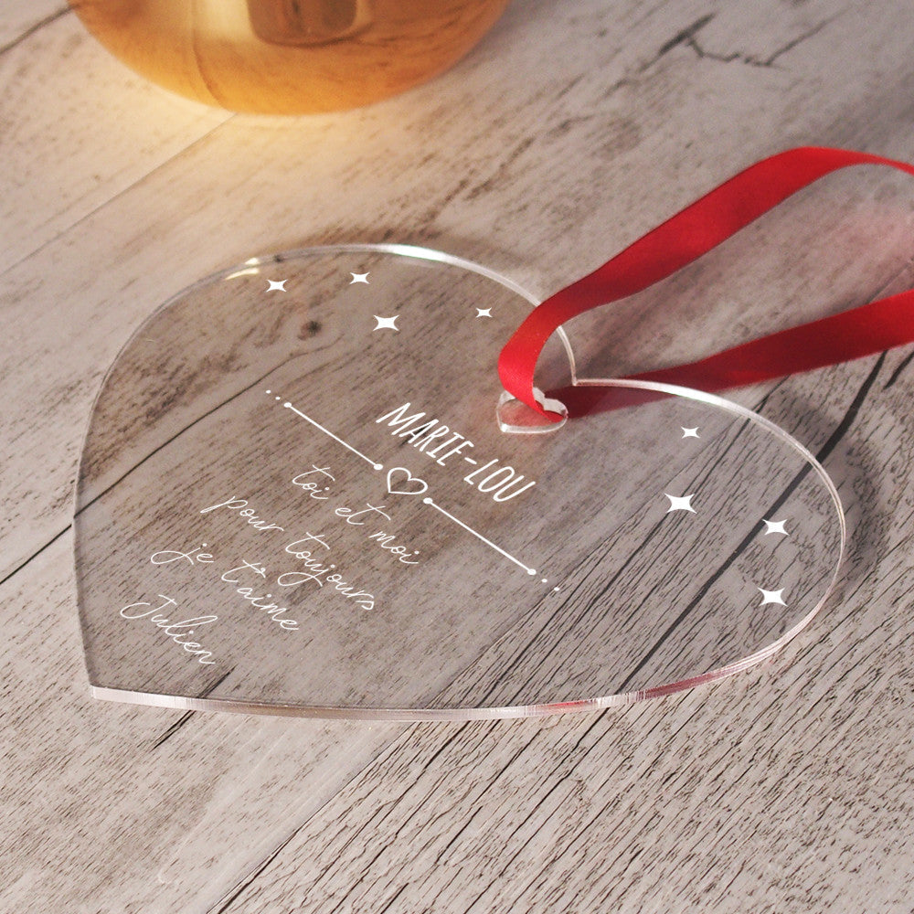 Coeur à Personnaliser - Cœur Gravé CadoMaestro