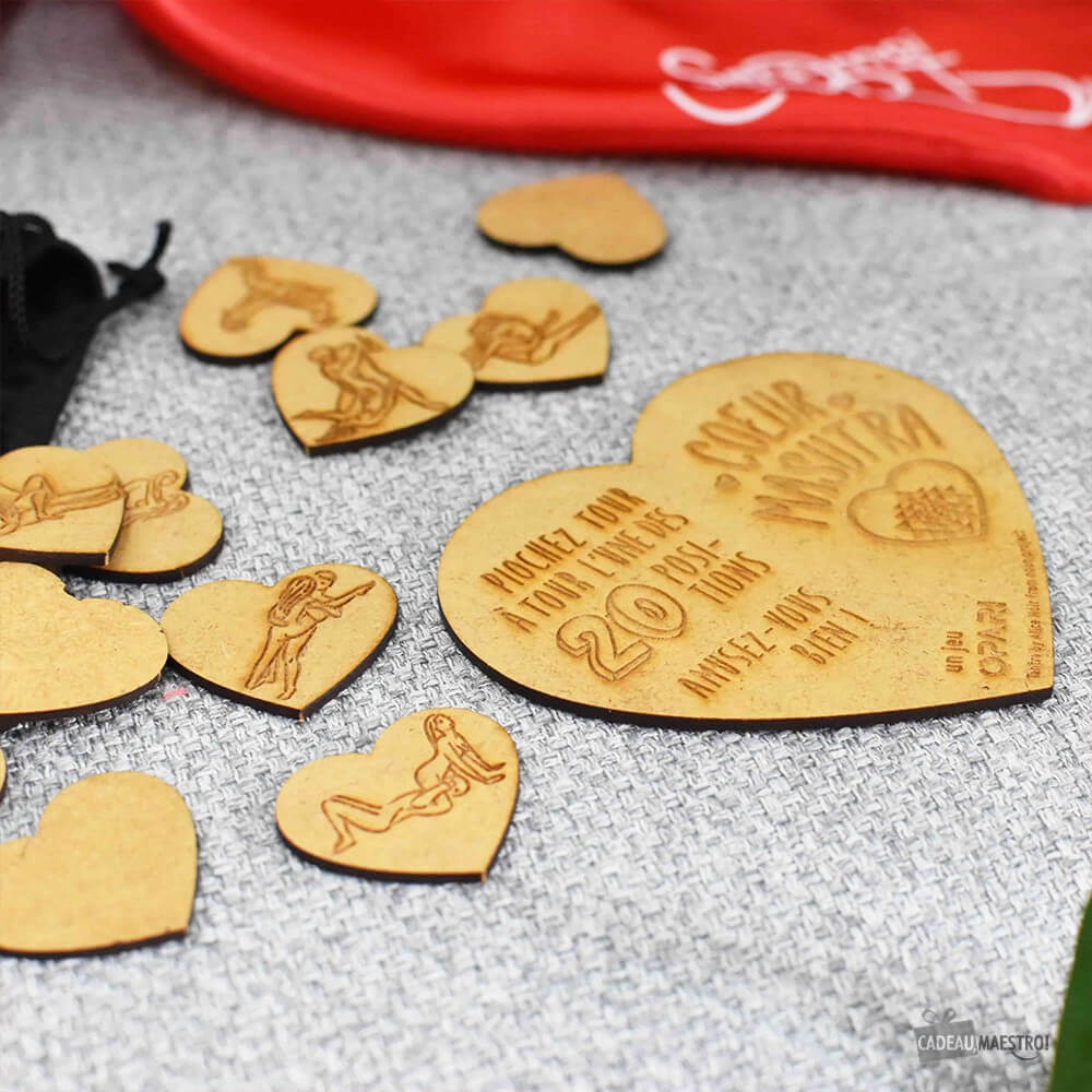 Coeurmasutra à Personnaliser - Jeux de Couple Opari