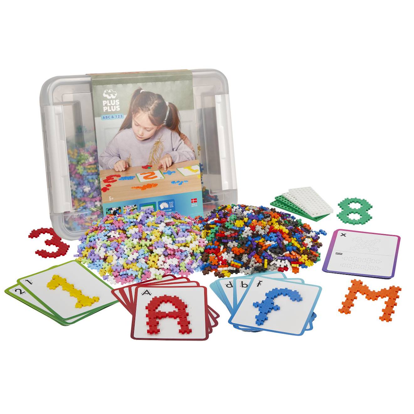 Coffre découverte abc & pièces multicolore