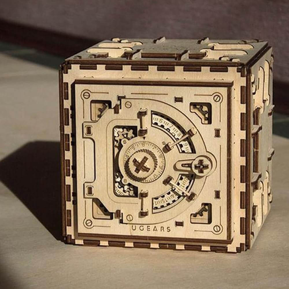 Coffre-Fort en Bois à Monter - Maquette Bois