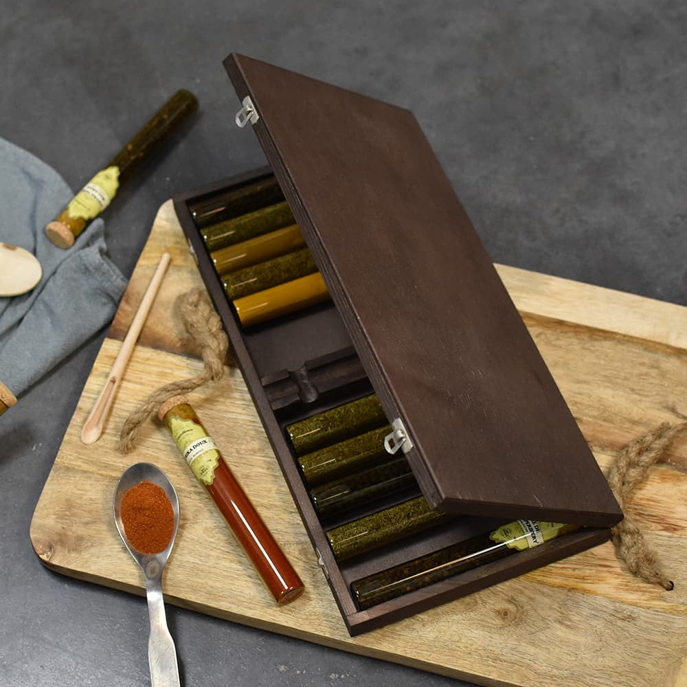 Coffret 14 Tubes à Épices Excellence - Coffrets d'Épices