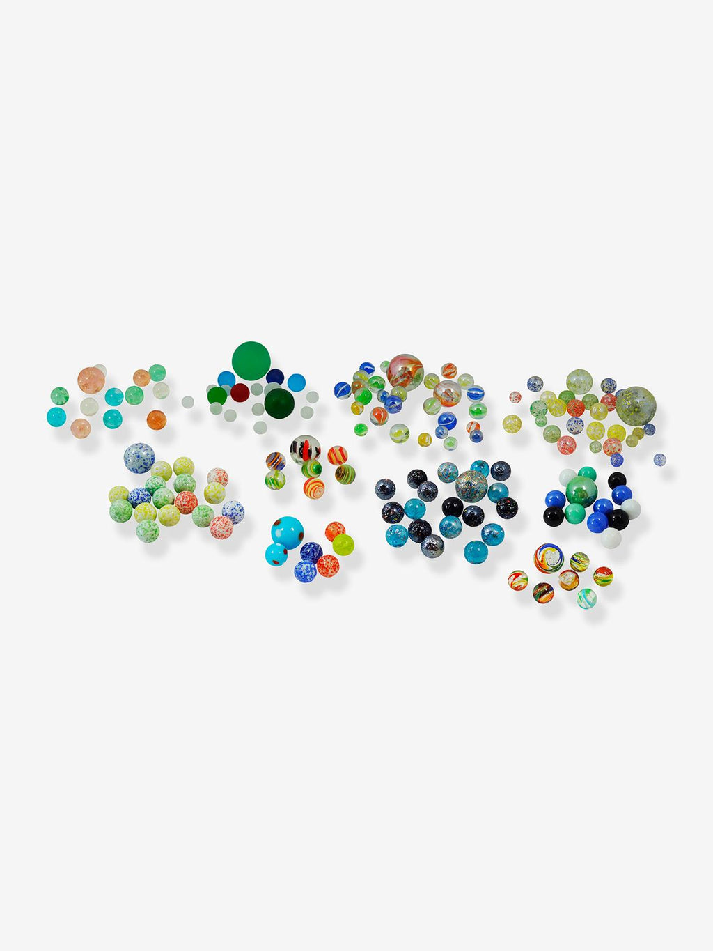 Coffret 163 billes - multicolore