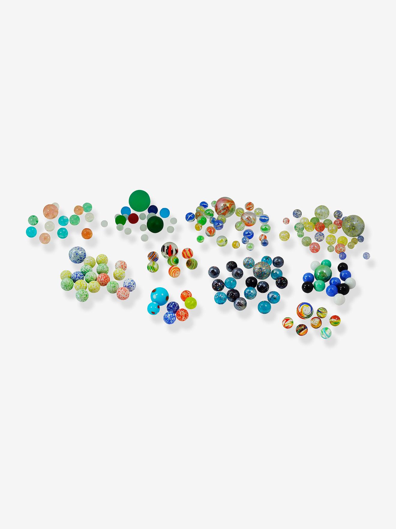 Coffret 163 billes - multicolore