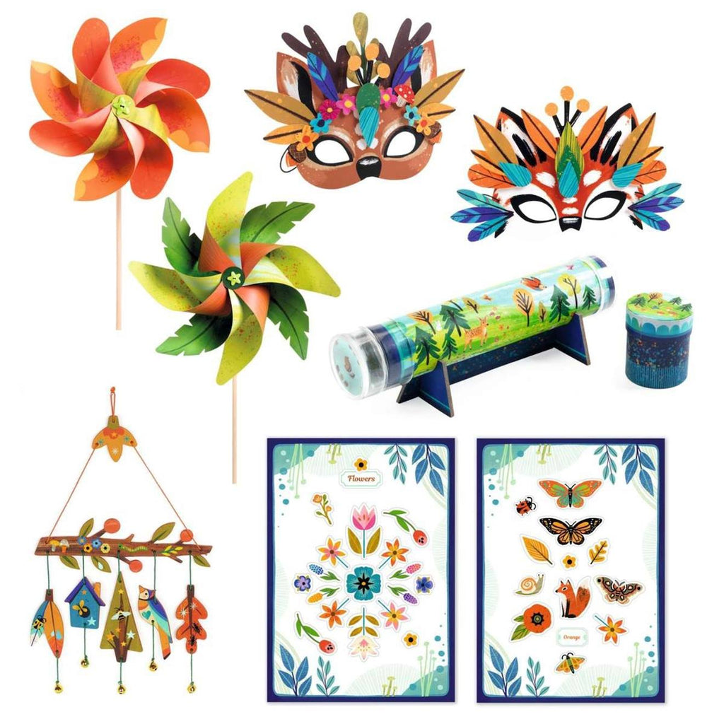Coffret 5 activités nature do it yourself multicolore