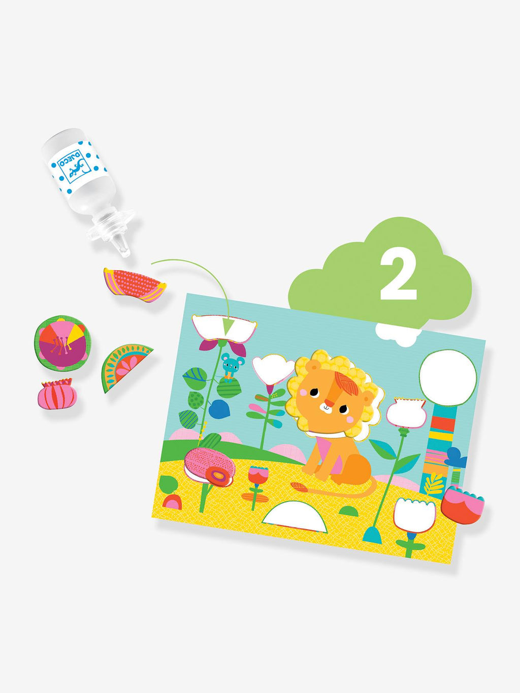Coffret 6 activités - la souris et ses amis - multicolore