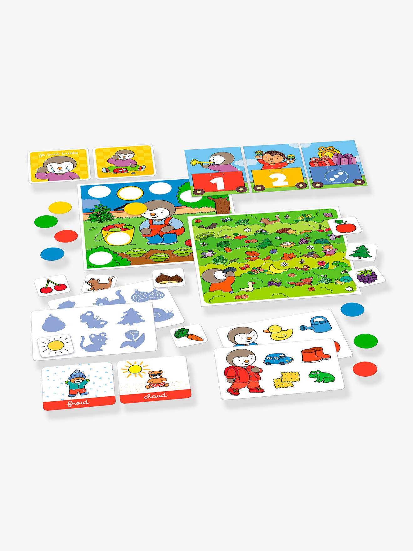 Coffret 7 jeux tchoupi multicolore