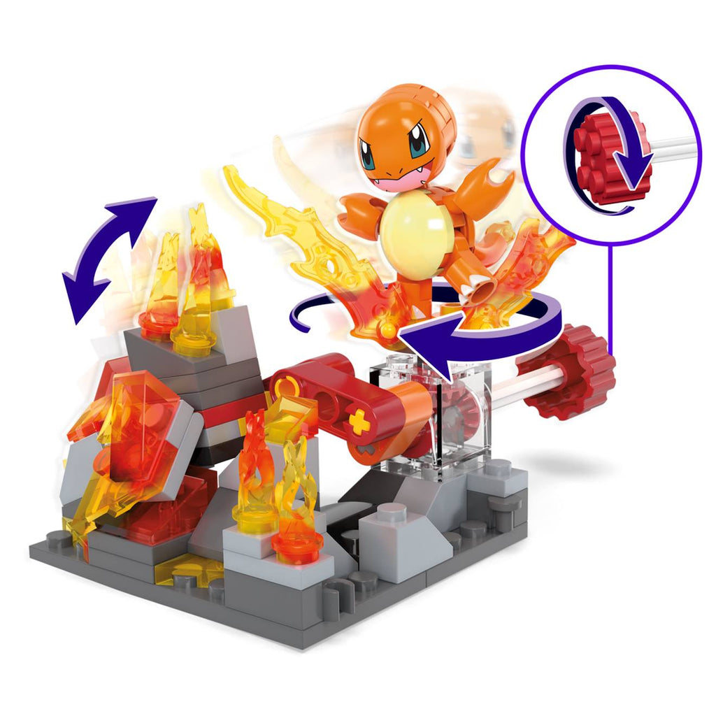 Coffret à construire pokémon danse flammes de salamèche multicolore