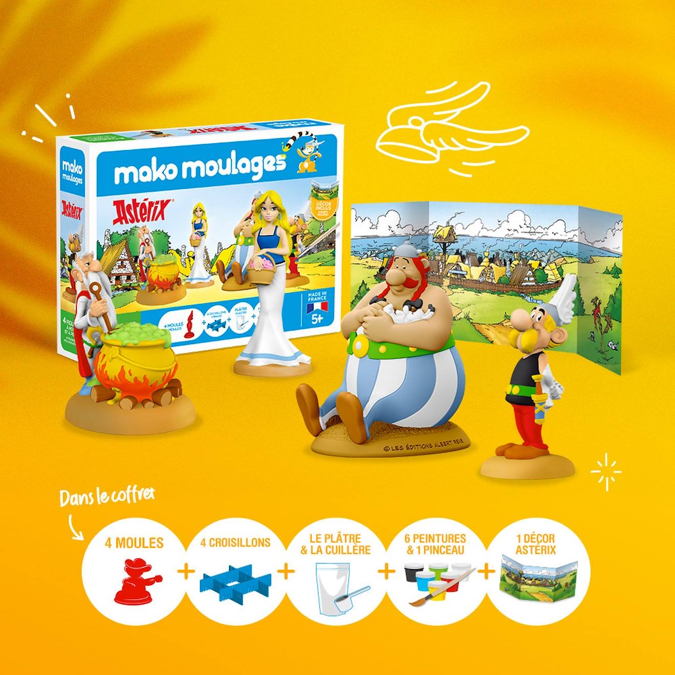Coffret Astérix et obélix bleu