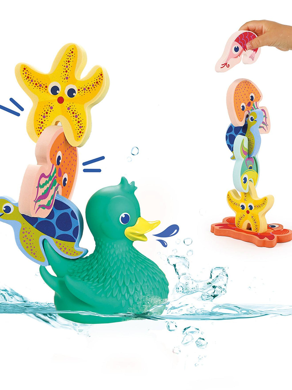 Coffret bains lucky duck multicolore