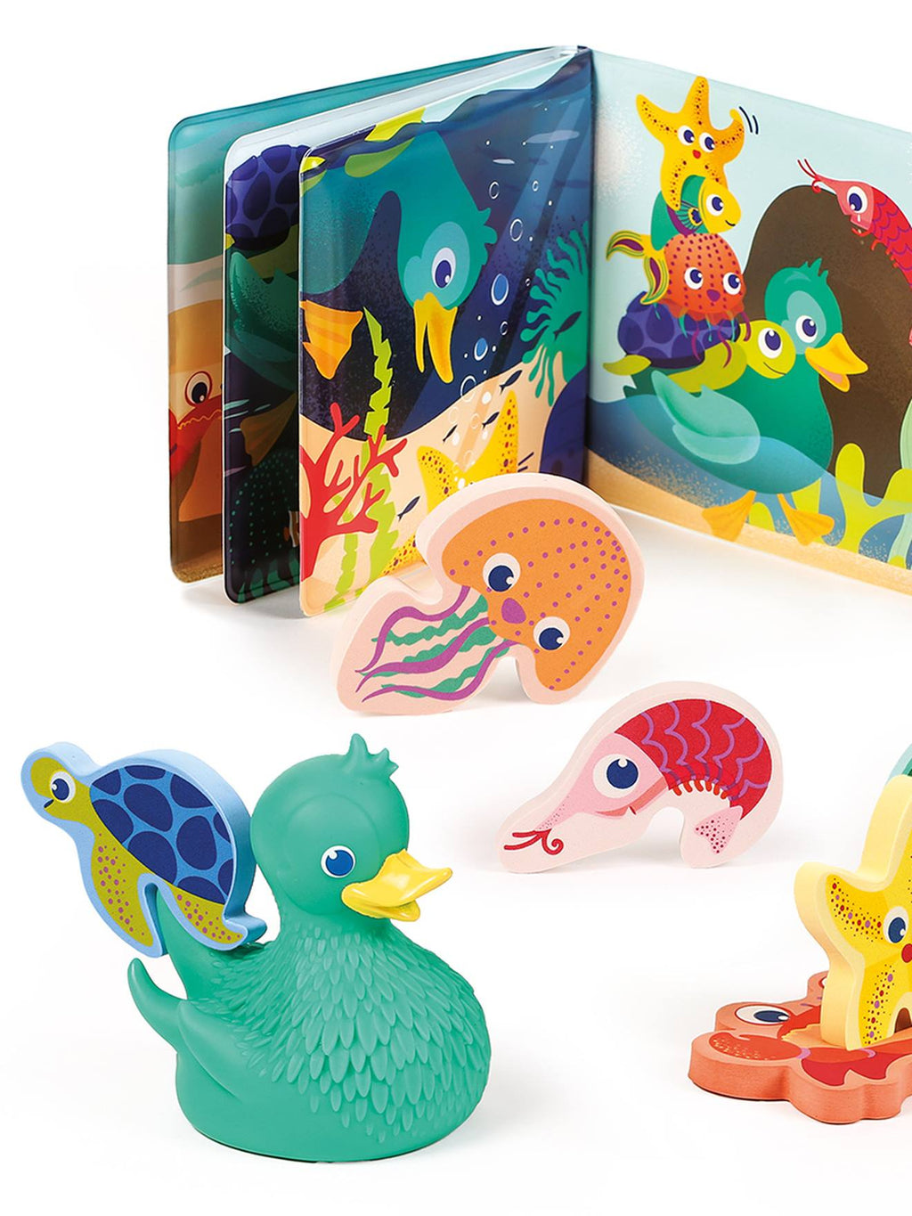 Coffret bains lucky duck multicolore