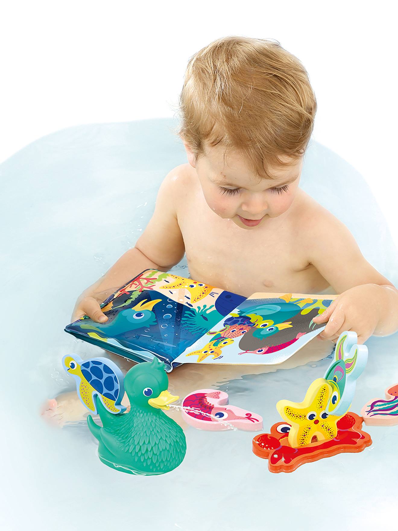 Coffret bains lucky duck multicolore