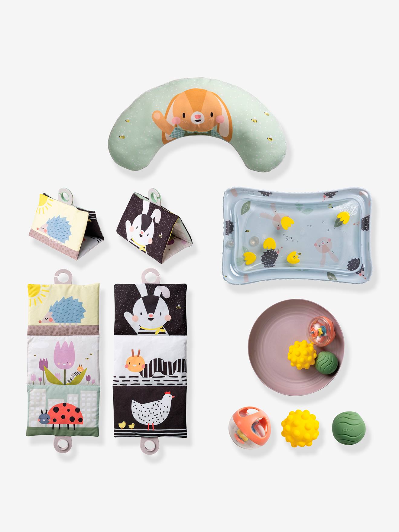 Coffret bébé pour jouer sur le ventre - taft toys multicolore