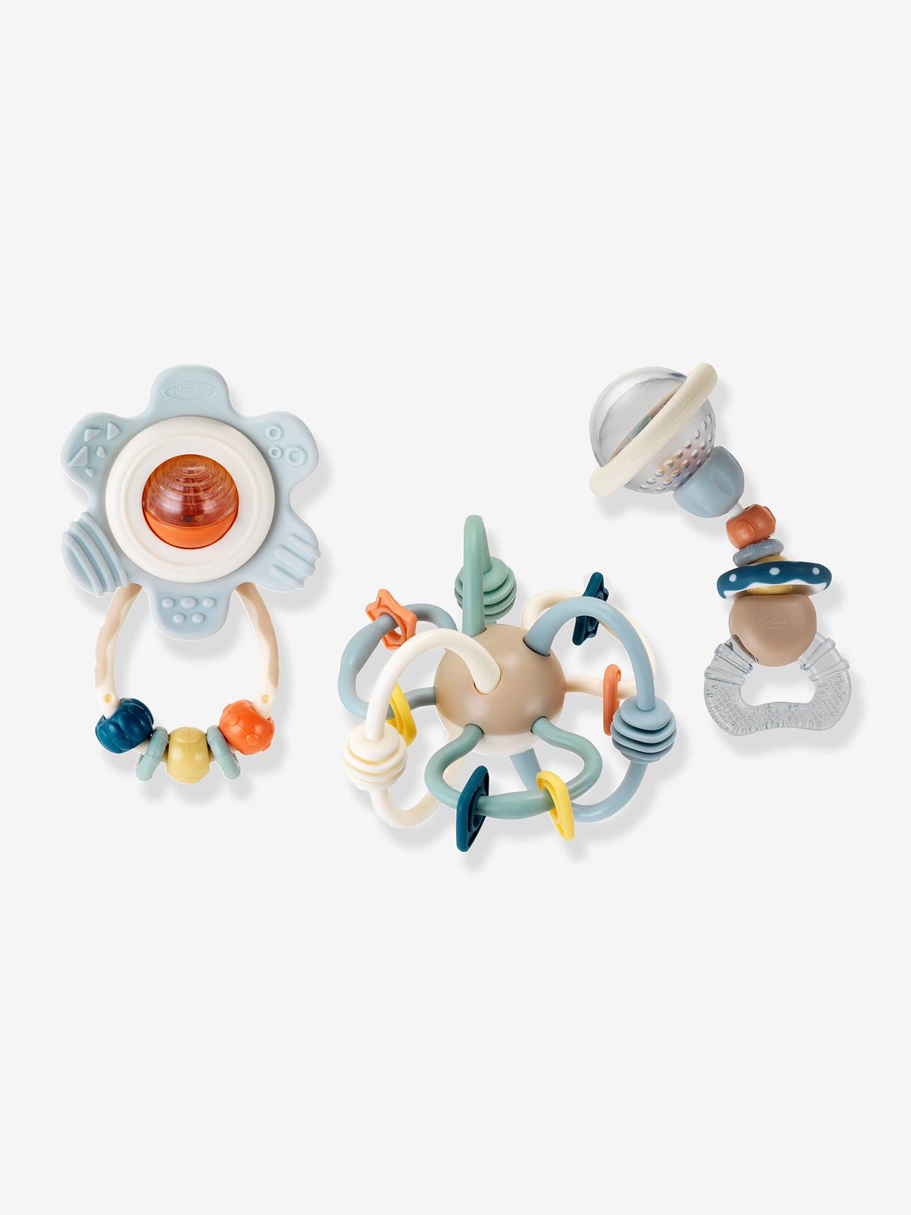 Coffret cadeau hochets bébé multicolore
