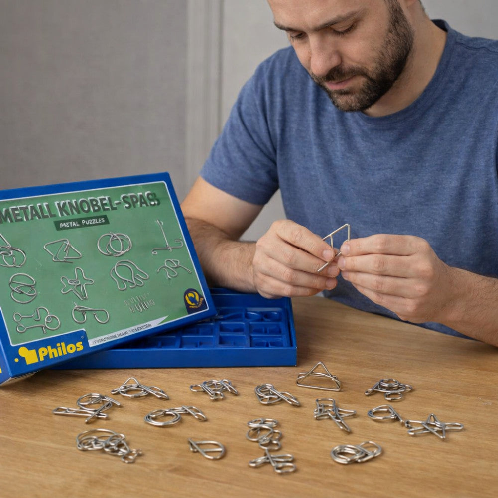 Coffret de Casse-Tête Métalliques (x12) - Casse-Tête