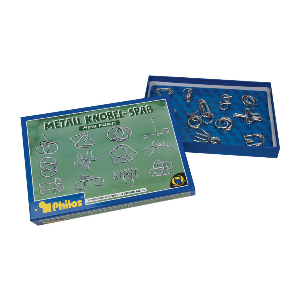 Coffret de Casse-Tête Métalliques (x12) - Casse-Tête Philos