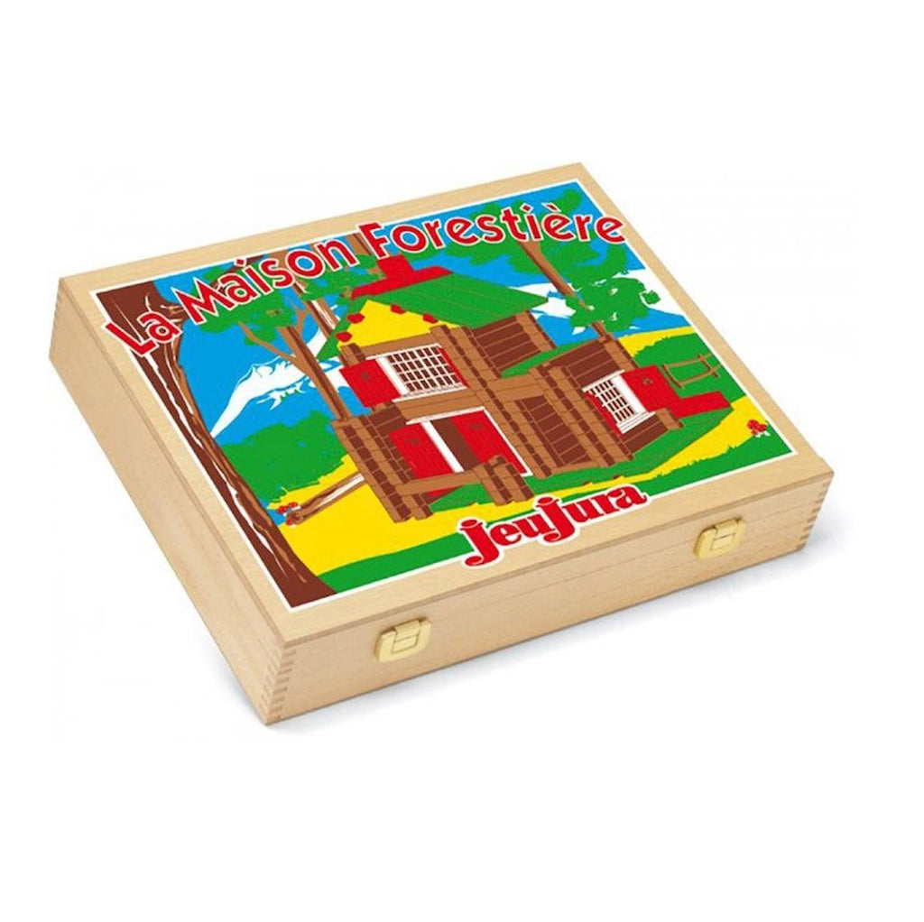 Coffret châlet en bois 135 pièces marron