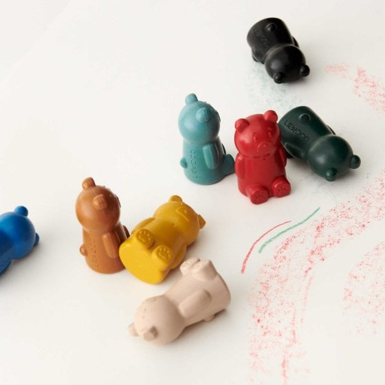 Coffret crayons de couleur ourson