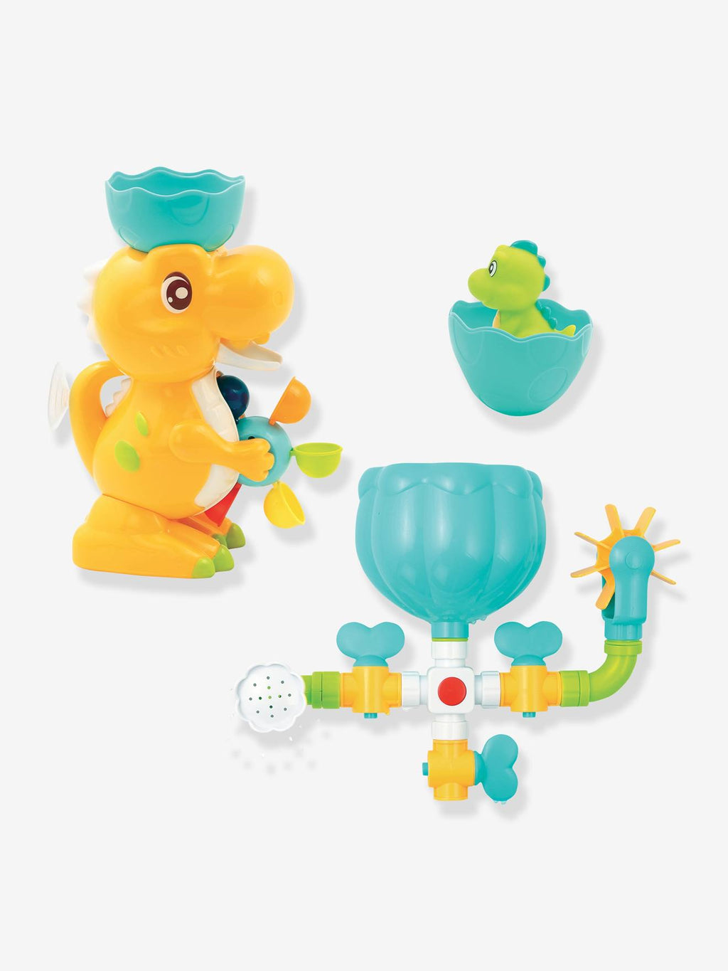 Coffret de bain dino multicolore
