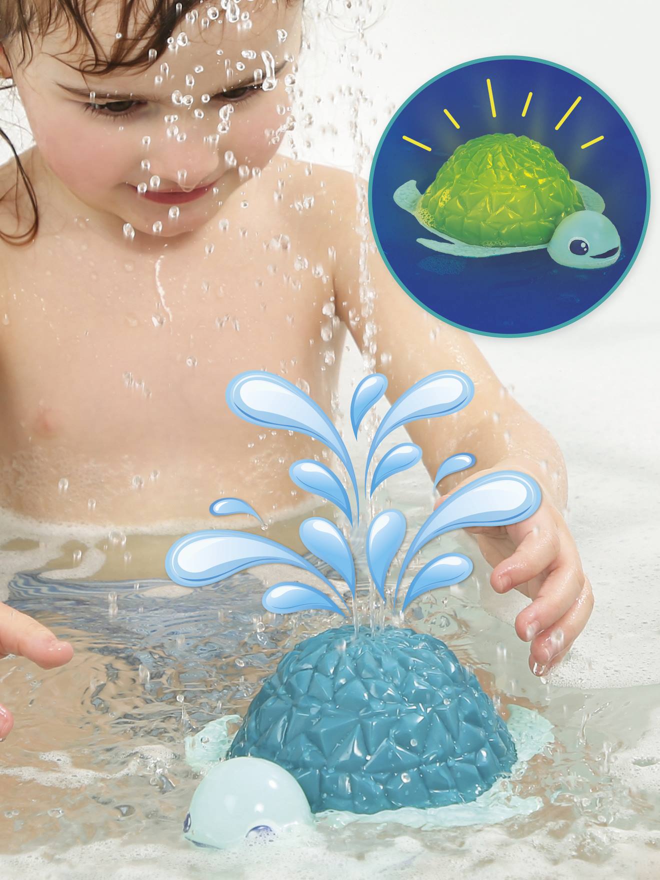 Coffret de bain multicolore