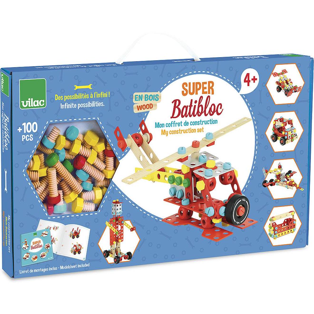 Coffret de construction super batibloc beige