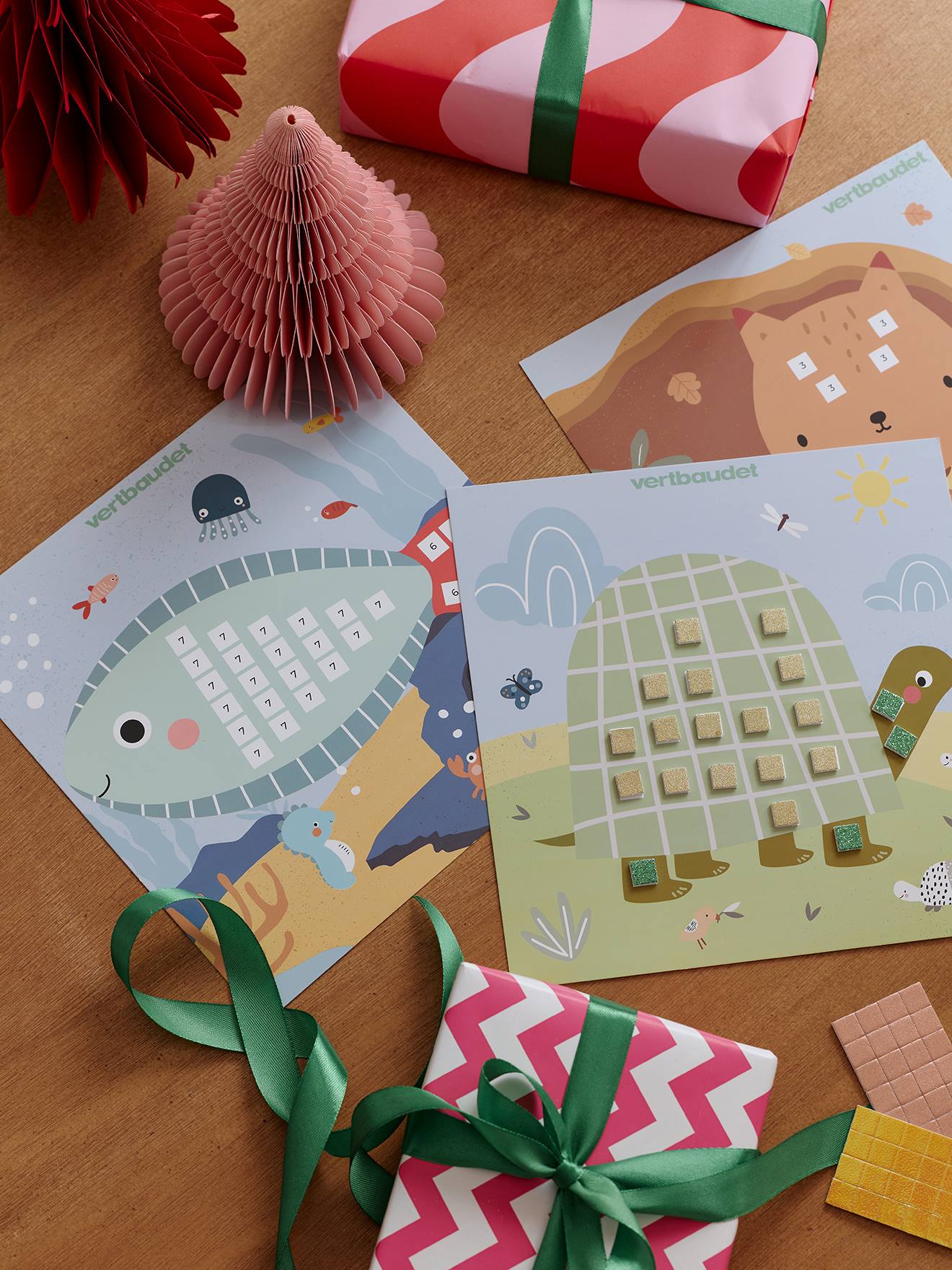 Coffret de gommettes à paillettes multicolore