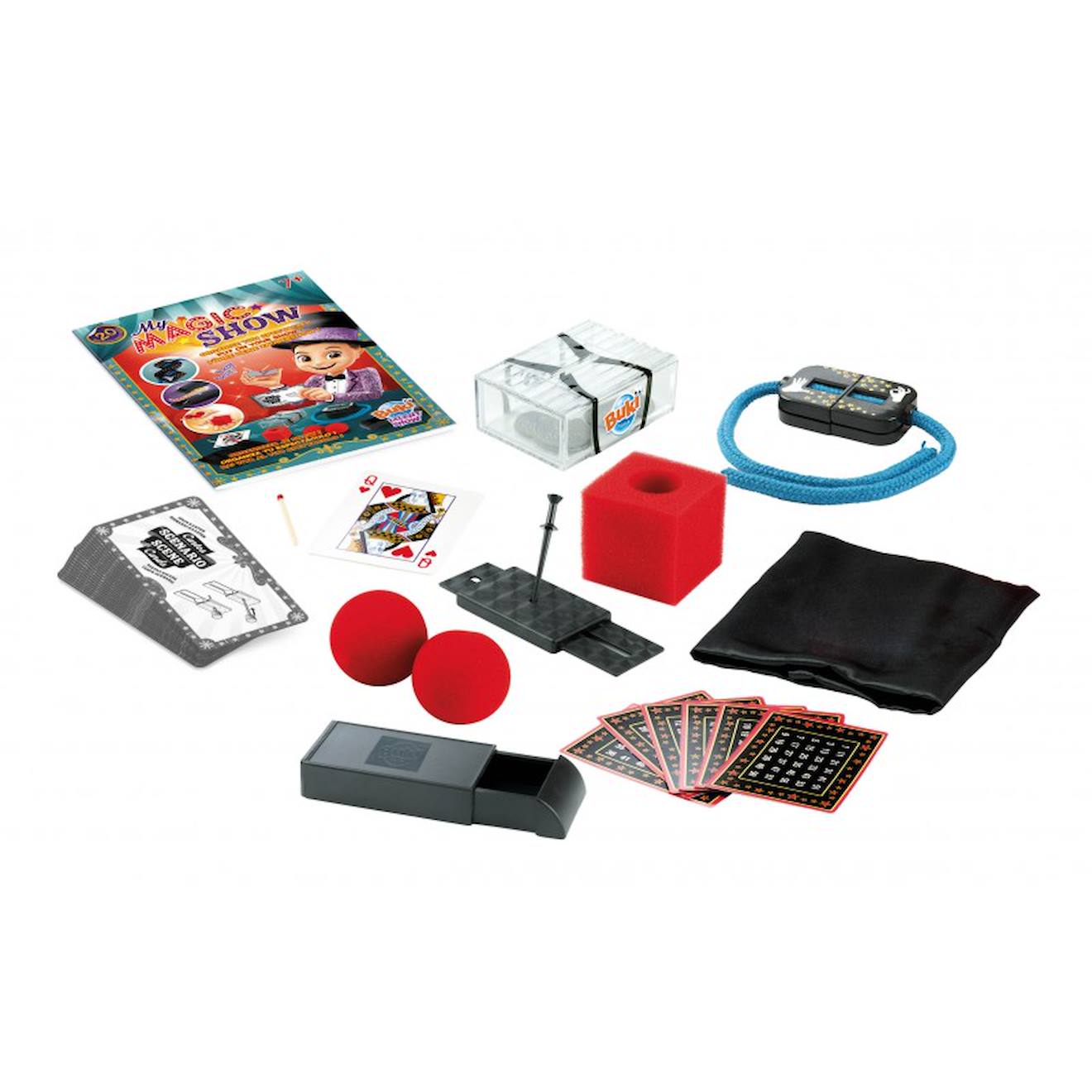 Coffret de magie my magic show rouge